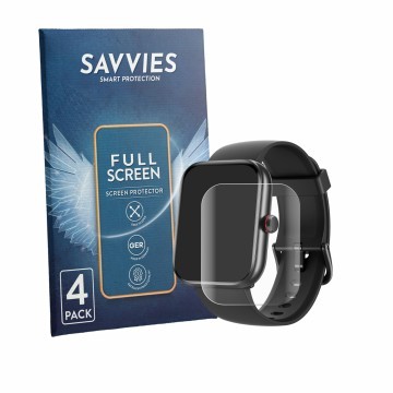 Face avant d’un emballage produit avec le logo de la marque Savvies. À côté, l’appareil Uaue IDW20 1.91