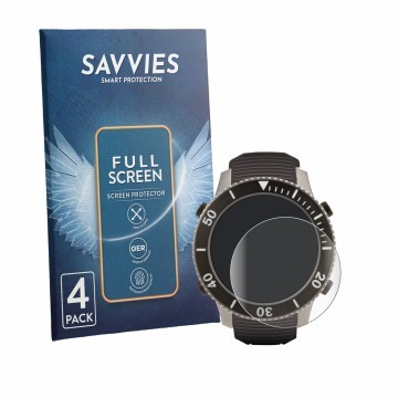 Face avant d’un emballage produit avec le logo de la marque Savvies. À côté, l’appareil SCUBAPRO Galileo G3 Ti est représenté 