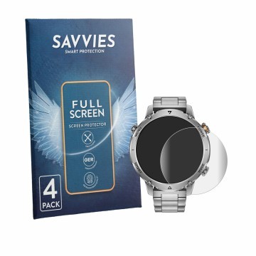 Vorderseite einer Produktverpackung mit dem Markenlogo Savvies. Daneben ist das Gerät SUNKTA EF26-C mit dem zugehörigen Displa