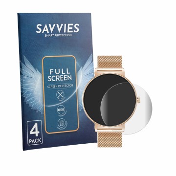 Vorderseite einer Produktverpackung mit dem Markenlogo Savvies. Daneben ist das Gerät taopodo JX523-GD 1.27
