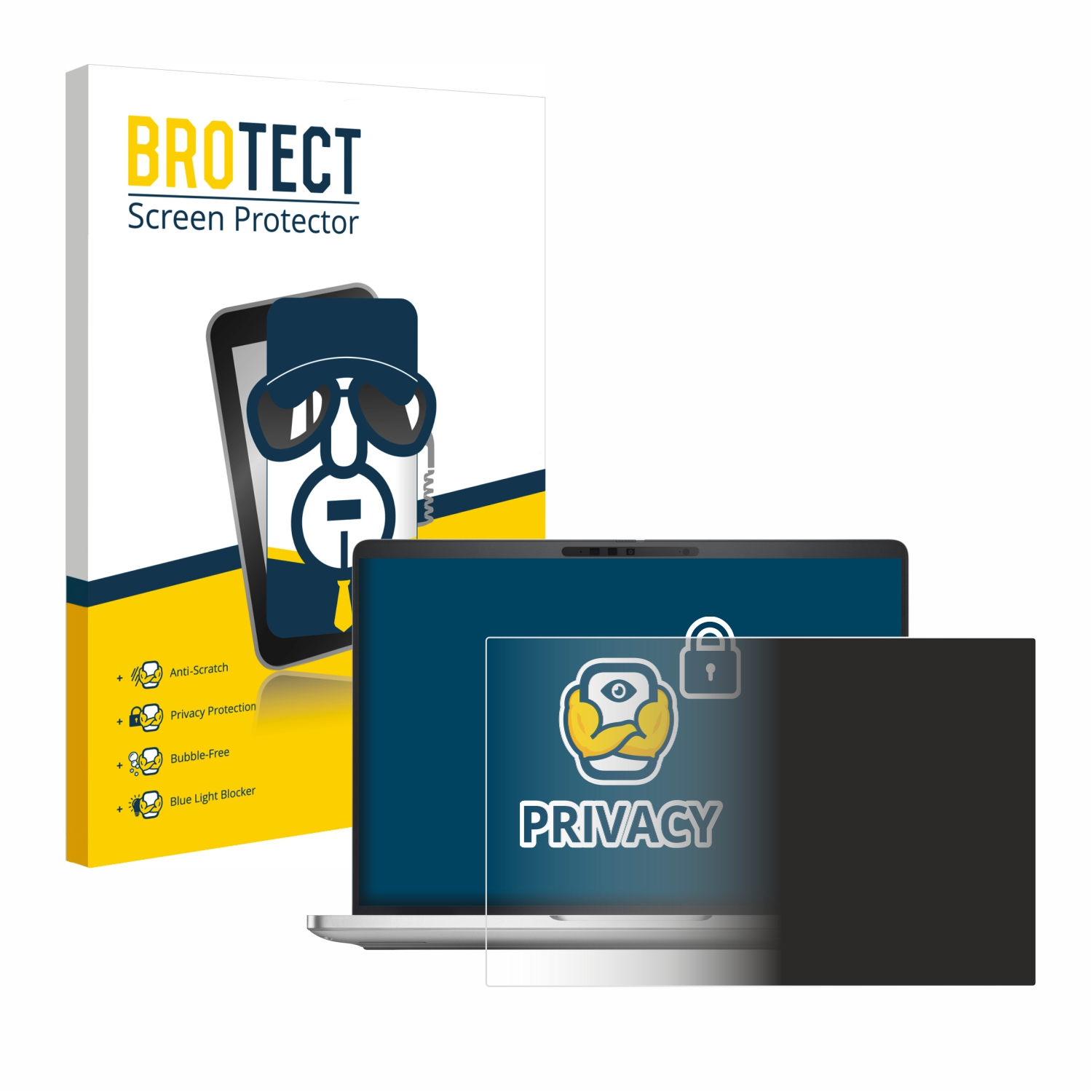Dell Computer Proetector BROTECT Privacy Clear Screen Protector for Dell Pro 13 Plus Laptop ...