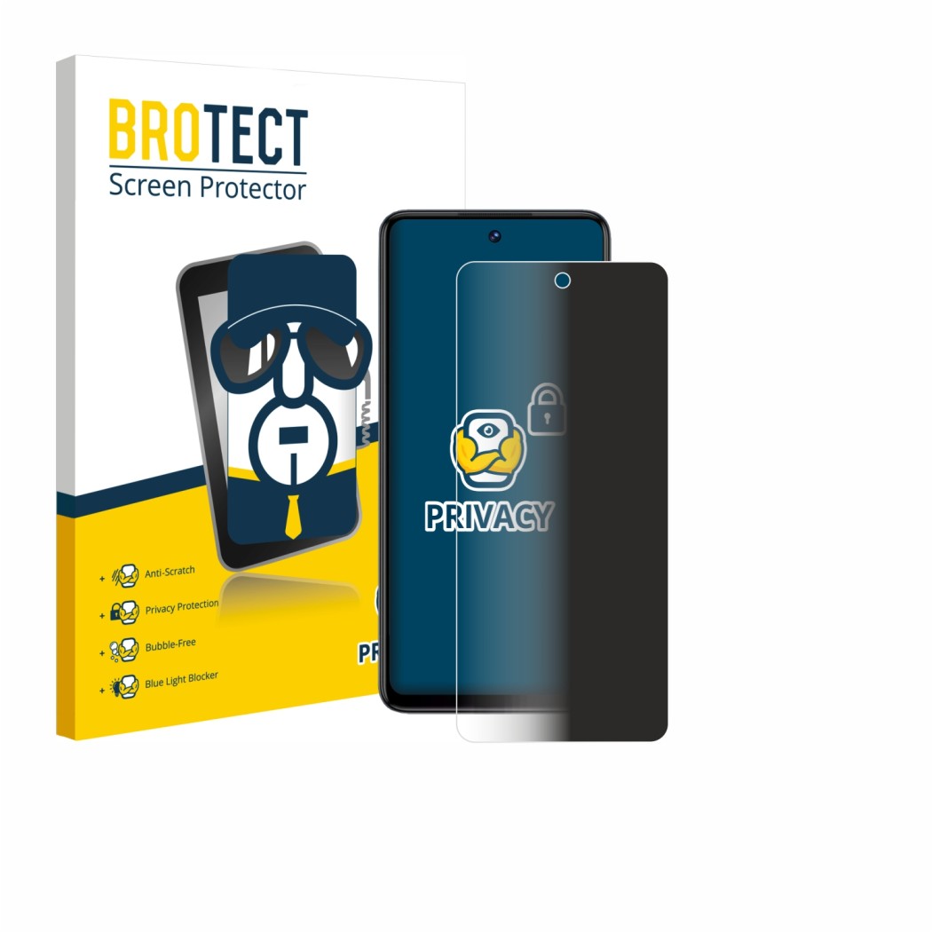 Face avant d’un emballage produit avec le logo de la marque BROTECT. À côté, l’appareil Philips S7710 Omni 10 est représenté a