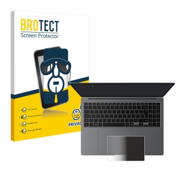 Parte frontale di una confezione del prodotto con il logo del marchio BROTECT. Accanto è raffigurato il dispositivo Samsung Ga