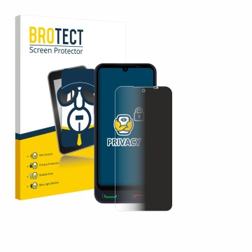 Parte frontal de un envase de producto con el logotipo de la marca BROTECT. Al lado se muestra el dispositivo SPC Zeus 2 Pro c