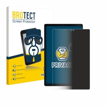 Face avant d’un emballage produit avec le logo de la marque BROTECT. À côté, l’appareil ZTE Blade X1001 est représenté avec la