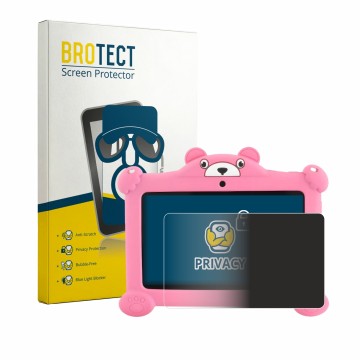 Parte frontal de un envase de producto con el logotipo de la marca BROTECT. Al lado se muestra el dispositivo LETSGOSPT C88 7