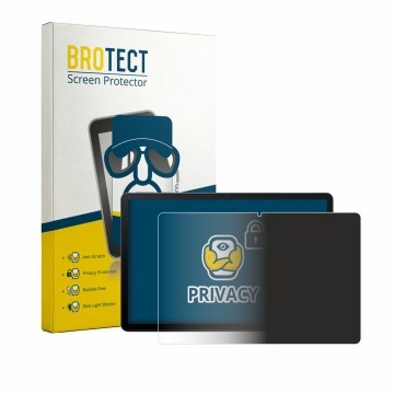 Front side of a product packaging with the brand logo BROTECT. Next to it is the device Acer Iconia V11-22M shown with the cor