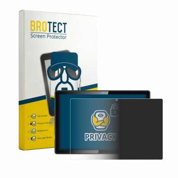 Vorderseite einer Produktverpackung mit dem Markenlogo BROTECT. Daneben ist das Gerät Denver TIO-10525 mit dem zugehörigen Dis