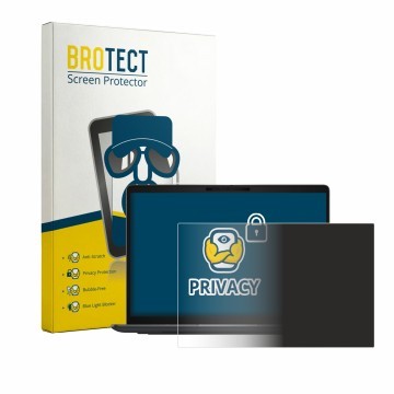 Parte frontal de un envase de producto con el logotipo de la marca BROTECT. Al lado se muestra el dispositivo Dell Pro 7 Serie