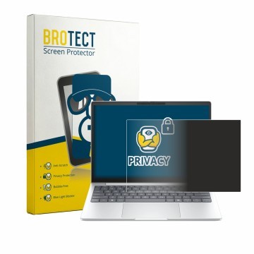 Front side of a product packaging with the brand logo BROTECT. Next to it is the device HP EliteBook 8 G2i 13