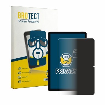 Parte frontale di una confezione del prodotto con il logo del marchio BROTECT. Accanto è raffigurato il dispositivo Xiaomi Red