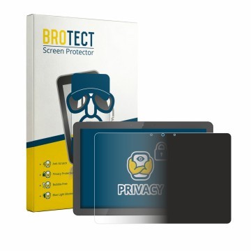 Front side of a product packaging with the brand logo BROTECT. Next to it is the device Awow Aibook 11 shown with the correspo