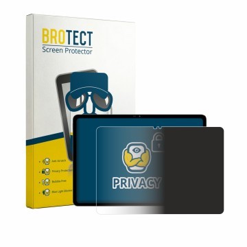 Vorderseite einer Produktverpackung mit dem Markenlogo BROTECT. Daneben ist das Gerät Blackview MEGA 5 mit dem zugehörigen Dis