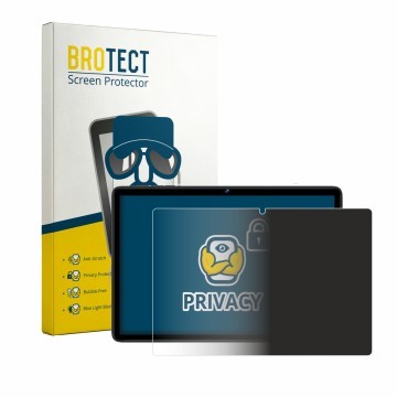 Front side of a product packaging with the brand logo BROTECT. Next to it is the device fezawio F12 10.1