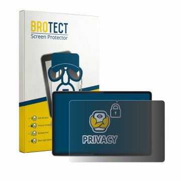 Parte frontale di una confezione del prodotto con il logo del marchio BROTECT. Accanto è raffigurato il dispositivo Lenovo Yog