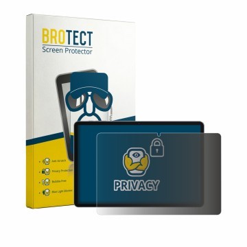 Parte frontal de un envase de producto con el logotipo de la marca BROTECT. Al lado se muestra el dispositivo SVITOO TAB P10 c