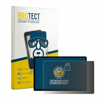 Parte frontal de un envase de producto con el logotipo de la marca BROTECT. Al lado se muestra el dispositivo LEVIRTU M602 13