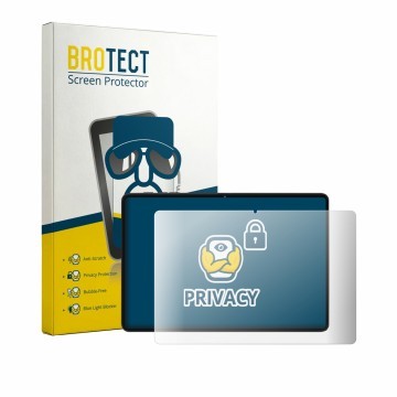 Face avant d’un emballage produit avec le logo de la marque BROTECT. À côté, l’appareil UJJ U3 10.1