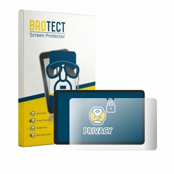 Parte frontal de un envase de producto con el logotipo de la marca BROTECT. Al lado se muestra el dispositivo Honor Pad X7b co