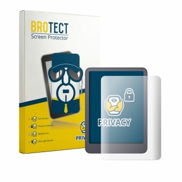 Vorderseite einer Produktverpackung mit dem Markenlogo BROTECT. Daneben ist das Gerät Amazon Kindle Paperwhite 2026 mit dem zu
