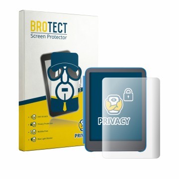 Vorderseite einer Produktverpackung mit dem Markenlogo BROTECT. Daneben ist das Gerät Amazon Kindle Paperwhite Kids 2026 mit d