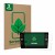 Front side of a product packaging with the brand logo ScreenLeaf. Next to it is the device Volkswagen Golf 7 2019 Discover Med
