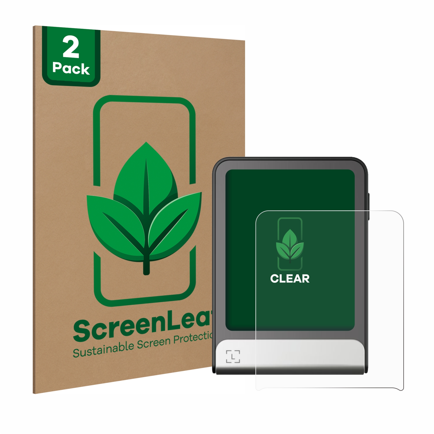 BoxWave ClearTouch Anti-Glare Privacy Screen Protector For Ledger Flex (2-Pack) - Flexible Film Privacy Filter