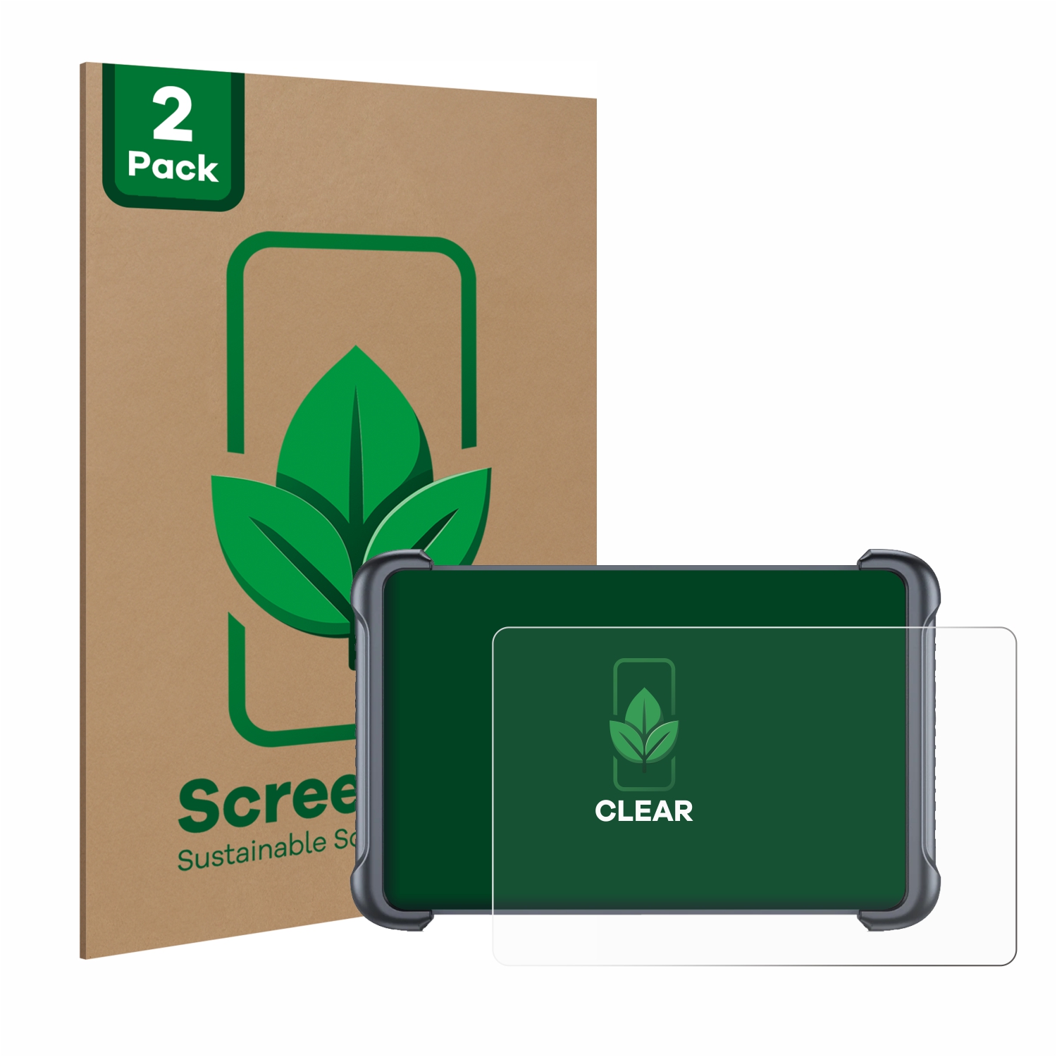 ScreenLeaf Protector De Pantalla Sostenible Para CARabc DB601 – Fabricado En Alemania Con Materiales Reciclados