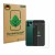 Front side of a product packaging with the brand logo ScreenLeaf. Next to it is the device Fairphone 6 (Front+Camera) shown wi