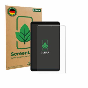 Parte frontale di una confezione del prodotto con il logo del marchio ScreenLeaf. Accanto è raffigurato il dispositivo Blackvi