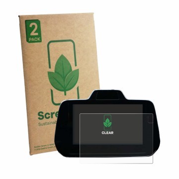 Face avant d’un emballage produit avec le logo de la marque ScreenLeaf. À côté, l’appareil Suzuki S-Cross 3. Generation 2024 -