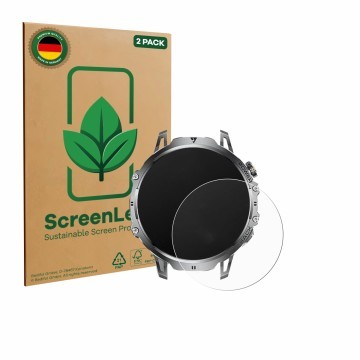 Parte frontal de un envase de producto con el logotipo de la marca ScreenLeaf. Al lado se muestra el dispositivo Dremac EF13-E