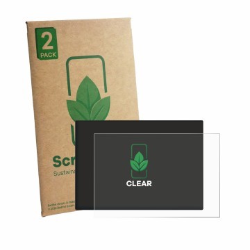 Parte frontal de un envase de producto con el logotipo de la marca ScreenLeaf. Al lado se muestra el dispositivo CrossControl 
