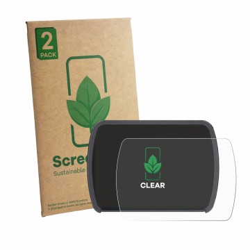 Parte frontale di una confezione del prodotto con il logo del marchio ScreenLeaf. Accanto è raffigurato il dispositivo Motocad