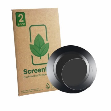 Face avant d’un emballage produit avec le logo de la marque ScreenLeaf. À côté, l’appareil ZMCVOE Bike Computer est représenté