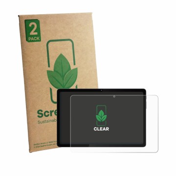 Vorderseite einer Produktverpackung mit dem Markenlogo ScreenLeaf. Daneben ist das Gerät Green Lion G-30 Ultra mit dem zugehör