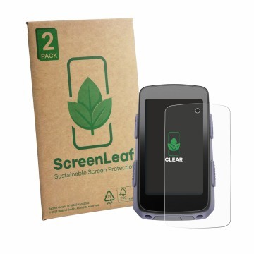 Face avant d’un emballage produit avec le logo de la marque ScreenLeaf. À côté, l’appareil Hammerhead Limited Edition Force Ka