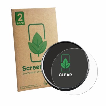 Face avant d’un emballage produit avec le logo de la marque ScreenLeaf. À côté, l’appareil Harley Davidson Nightster Special 2