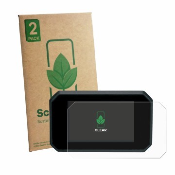 Vorderseite einer Produktverpackung mit dem Markenlogo ScreenLeaf. Daneben ist das Gerät Suzuki GSX‑8T / 8TT 2026 mit dem zuge