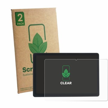 Parte frontale di una confezione del prodotto con il logo del marchio ScreenLeaf. Accanto è raffigurato il dispositivo Acepad 