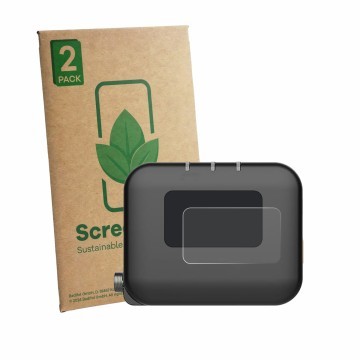 Front side of a product packaging with the brand logo ScreenLeaf. Next to it is the device Deity TC-1 shown with the correspon