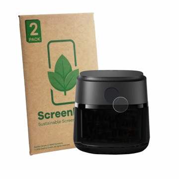 Parte frontale di una confezione del prodotto con il logo del marchio ScreenLeaf. Accanto è raffigurato il dispositivo Philips