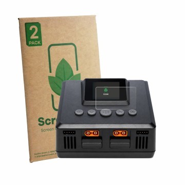 Parte frontale di una confezione del prodotto con il logo del marchio ScreenLeaf. Accanto è raffigurato il dispositivo Spektru