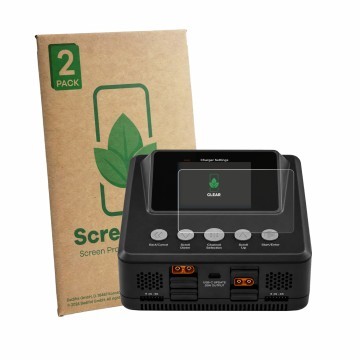Parte frontale di una confezione del prodotto con il logo del marchio ScreenLeaf. Accanto è raffigurato il dispositivo Spektru