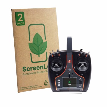 Parte frontale di una confezione del prodotto con il logo del marchio ScreenLeaf. Accanto è raffigurato il dispositivo Spektru