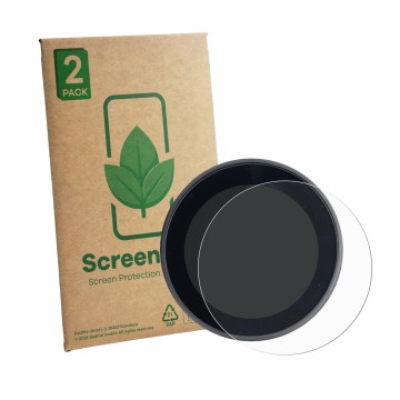 Face avant d’un emballage produit avec le logo de la marque ScreenLeaf. À côté, l’appareil Meraki Gen 2 Espresso Machine est r