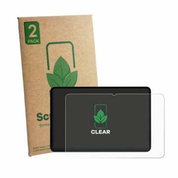 Face avant d’un emballage produit avec le logo de la marque ScreenLeaf. À côté, l’appareil RedMagic Gaming Tablet 5 Pro est re