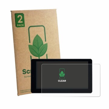 Vorderseite einer Produktverpackung mit dem Markenlogo ScreenLeaf. Daneben ist das Gerät Zontes 368D 2026 mit dem zugehörigen 