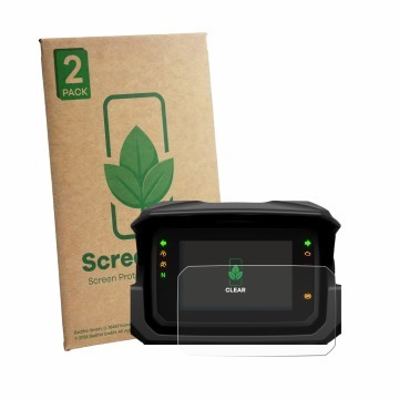 Face avant d’un emballage produit avec le logo de la marque ScreenLeaf. À côté, l’appareil Honda NC750X 2025-2026 5