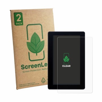 Vorderseite einer Produktverpackung mit dem Markenlogo ScreenLeaf. Daneben ist das Gerät CFMOTO 1000 MT-X 2026 mit dem zugehör